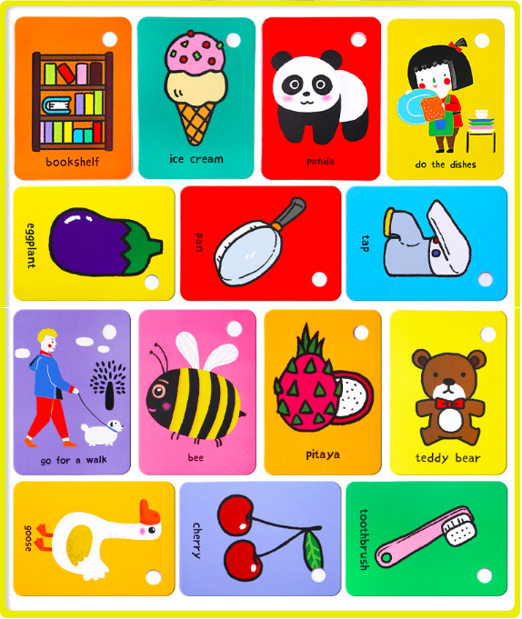 joan miro jar melo baby flash cards 儿童英语卡片识字